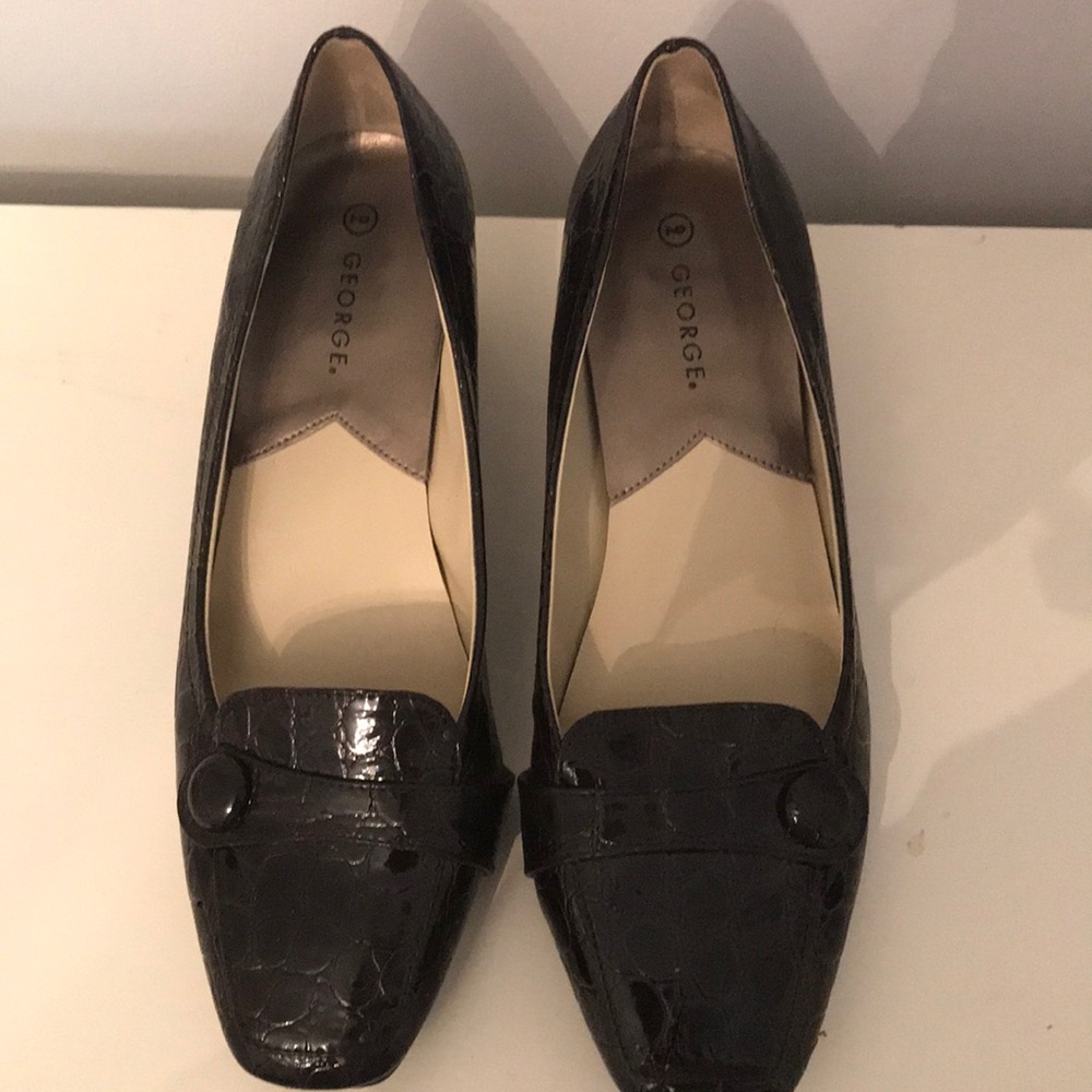 Brown George Work Heels